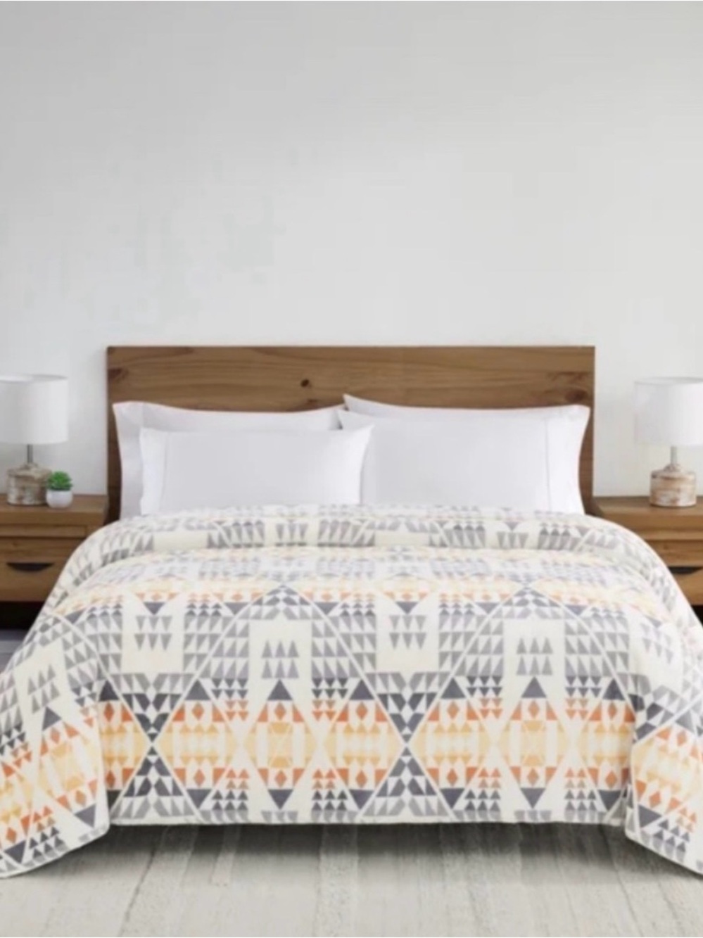 Pendleton ultra soft plush fleece blanket - Arrow Point - King Size Blanket